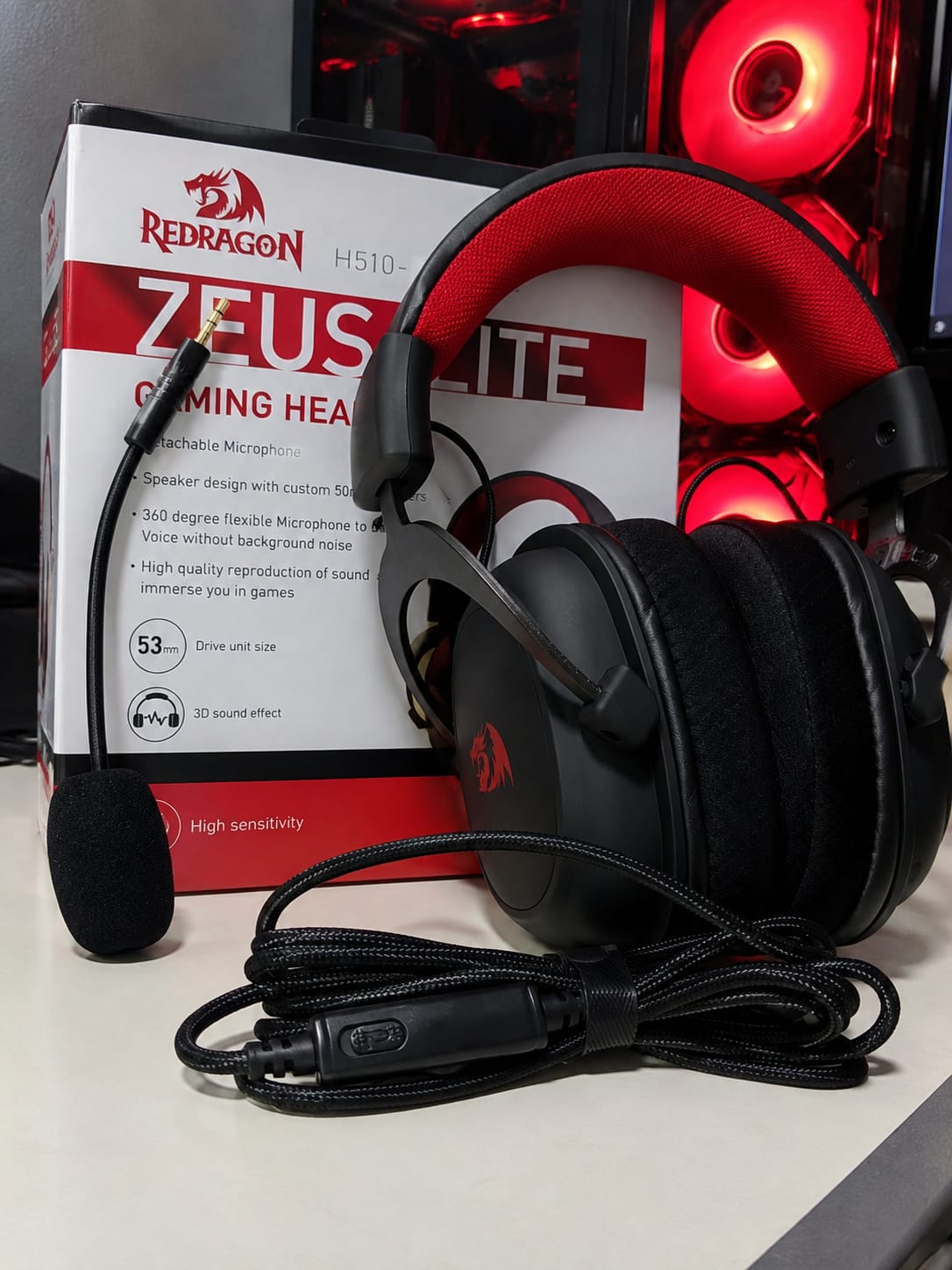 Headset Redragon Zeus Lite H510-LT